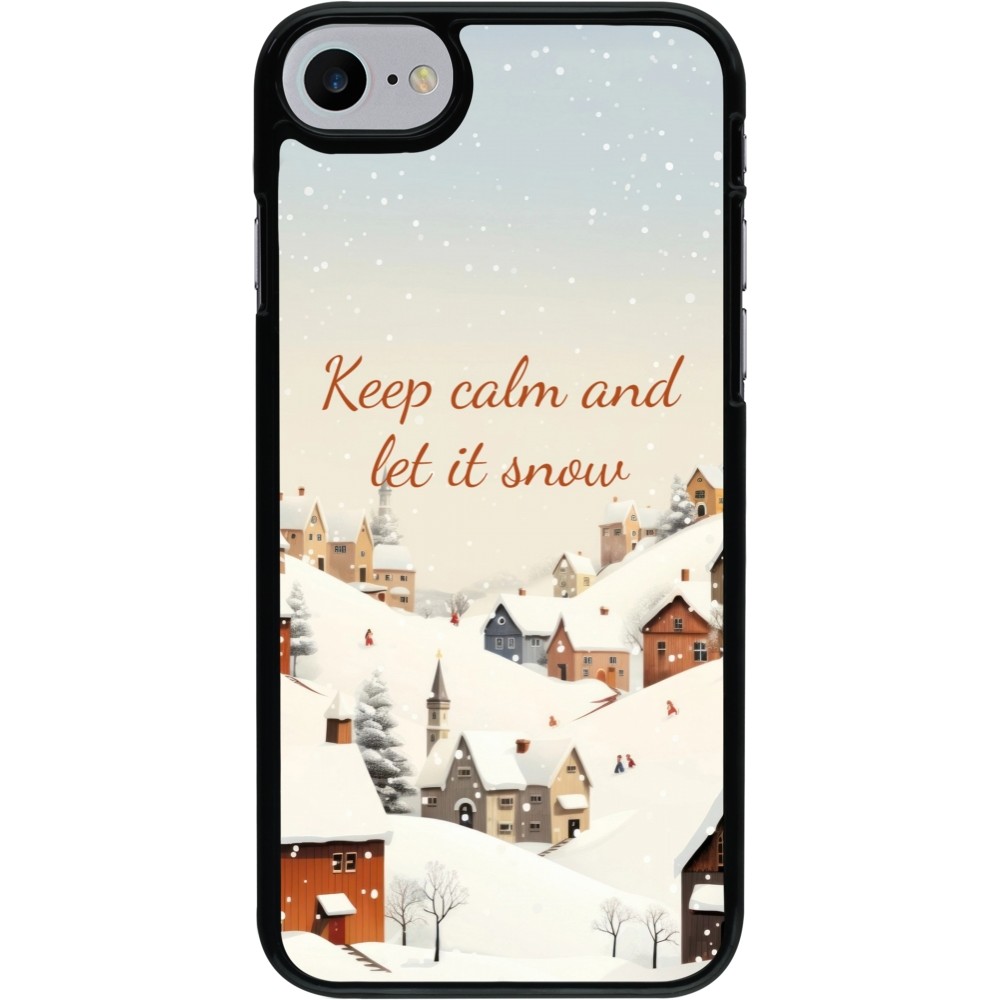 Coque iPhone 7 / 8 / SE (2020, 2022) - Winter 25 Winter Keep calm and let it snow