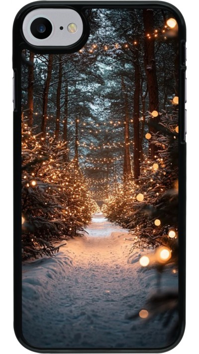 Coque iPhone 7 / 8 / SE (2020, 2022) - Winter 25 Winter snowy road