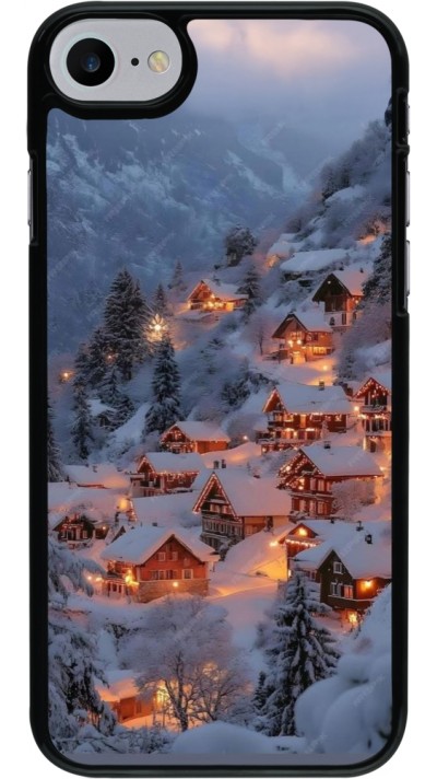 Coque iPhone 7 / 8 / SE (2020, 2022) - Winter 25 Winter snowy village