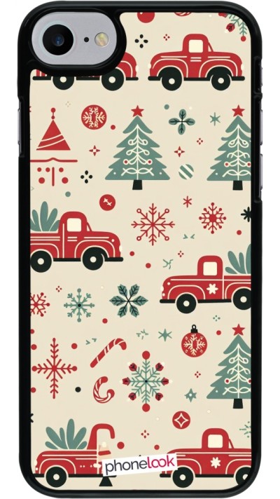 iPhone 7 / 8 / SE (2020, 2022) Case Hülle - Weihnachten 2024 Lkw Tanne