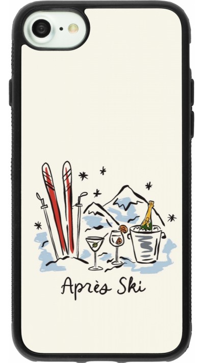 Coque iPhone 7 / 8 / SE (2020, 2022) - Silicone rigide noir After the sky 2026