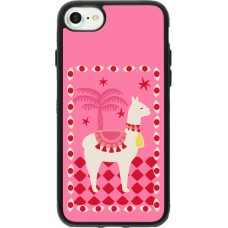 Coque iPhone 7 / 8 / SE (2020, 2022) - Silicone rigide noir Alpaca 2026