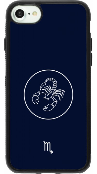 iPhone 7 / 8 / SE (2020, 2022) Case Hülle - Silikon schwarz Astrologie Skorpion