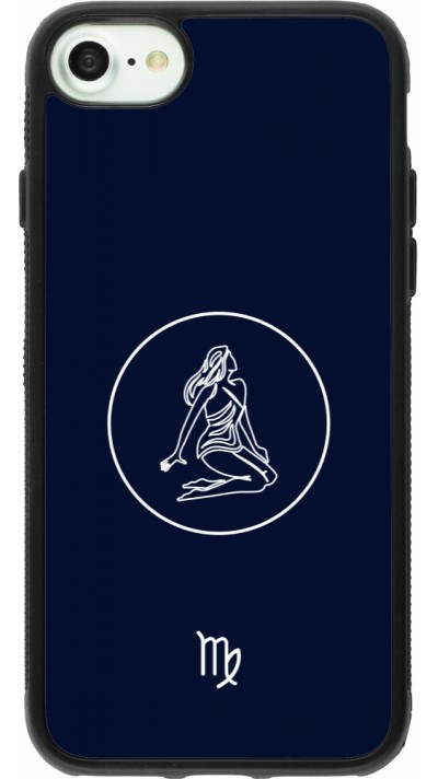 iPhone 7 / 8 / SE (2020, 2022) Case Hülle - Silikon schwarz Astrologie Jungfrau