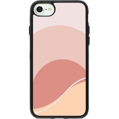 iPhone 7 / 8 / SE (2020, 2022) Case Hülle - Silikon schwarz Autumn 22 abstract sunrise