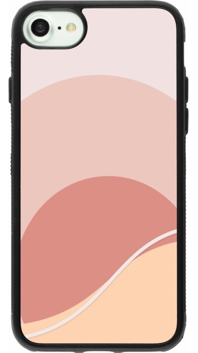 iPhone 7 / 8 / SE (2020, 2022) Case Hülle - Silikon schwarz Autumn 22 abstract sunrise