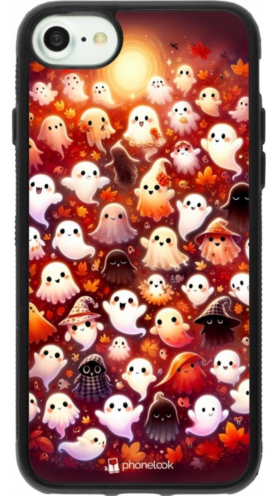 iPhone 7 / 8 / SE (2020, 2022) Case Hülle - Silikon schwarz Gespenster Herbst niedlich