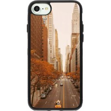 iPhone 7 / 8 / SE (2020, 2022) Case Hülle - Silikon schwarz Autumn 2024 New York city