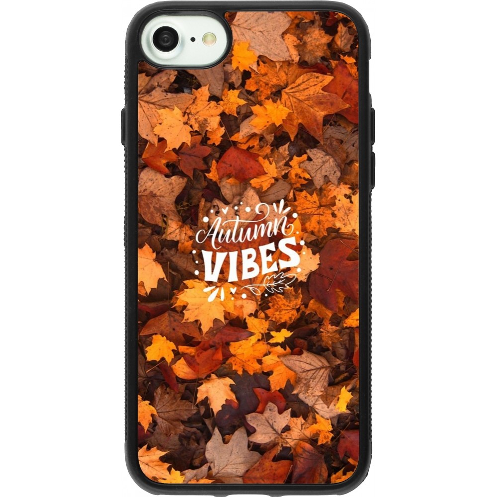 iPhone 7 / 8 / SE (2020, 2022) Case Hülle - Silikon schwarz Autumn 25 Autumn vibes