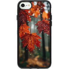 iPhone 7 / 8 / SE (2020, 2022) Case Hülle - Silikon schwarz Autumn 25 Rain