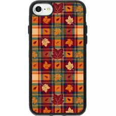 Coque iPhone 7 / 8 / SE (2020, 2022) - Silicone rigide noir Autumn 26 Autumn pattern