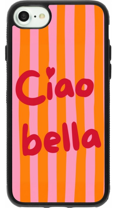 Coque iPhone 7 / 8 / SE (2020, 2022) - Silicone rigide noir Bye Bella 2026