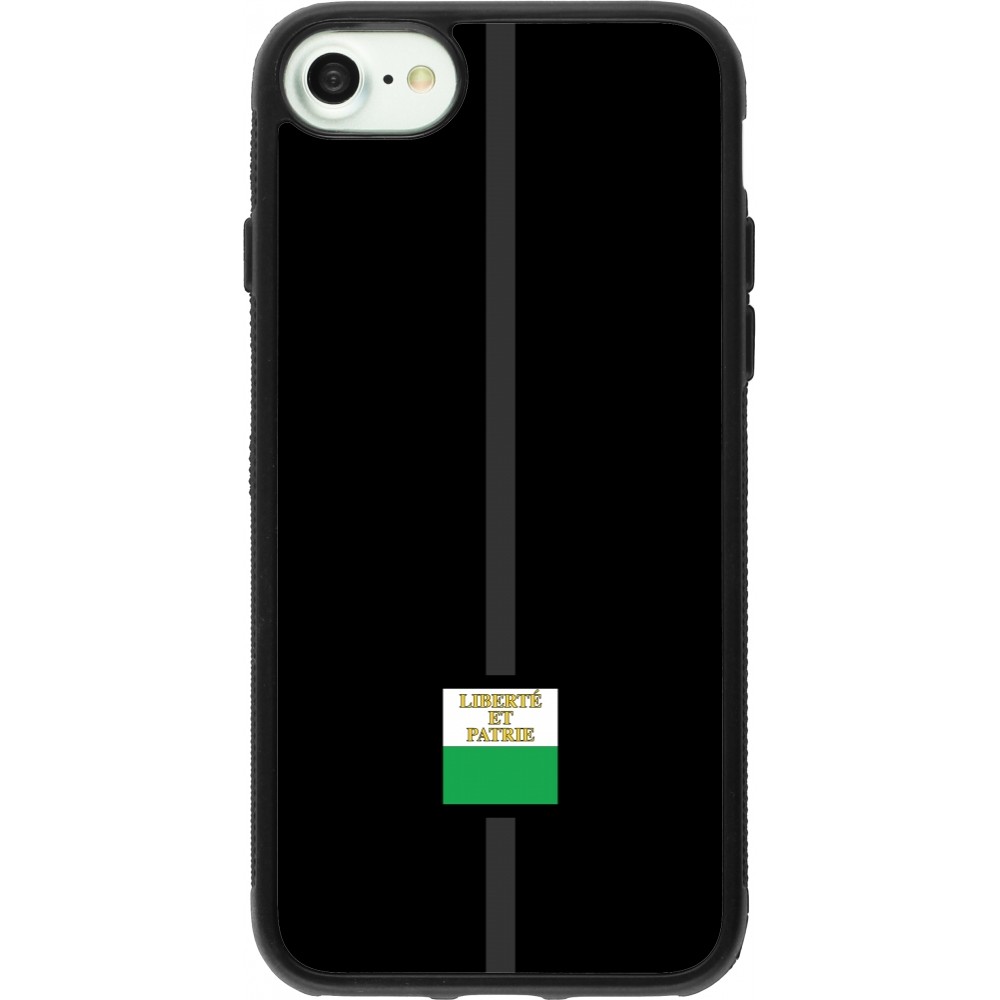 iPhone 7 / 8 / SE (2020, 2022) Case Hülle - Silikon schwarz Kanton VD schwarz