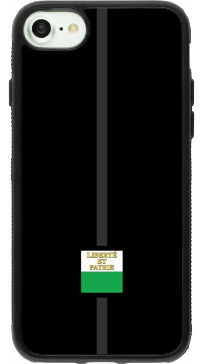 iPhone 7 / 8 / SE (2020, 2022) Case Hülle - Silikon schwarz Kanton VD schwarz