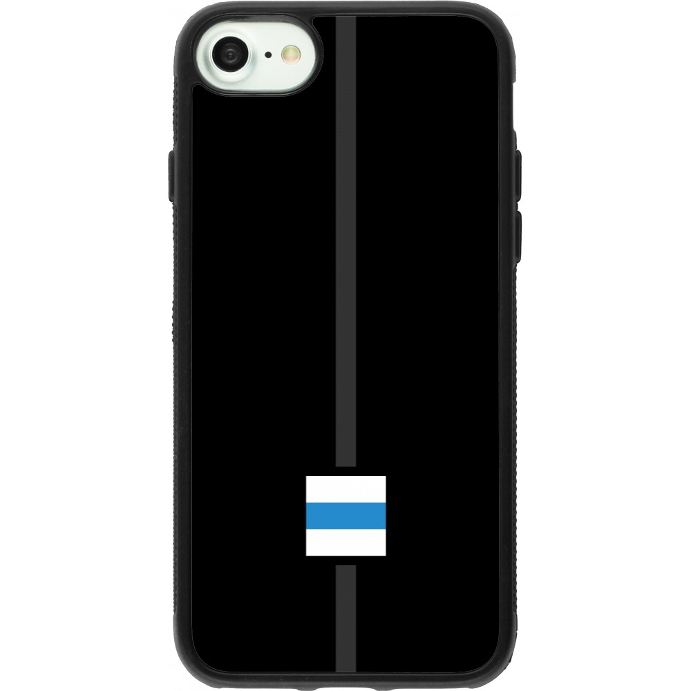 iPhone 7 / 8 / SE (2020, 2022) Case Hülle - Silikon schwarz Kanton ZG schwarz