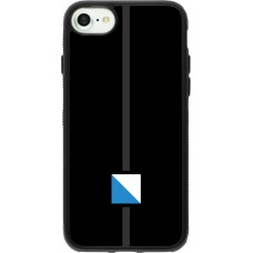 iPhone 7 / 8 / SE (2020, 2022) Case Hülle - Silikon schwarz Kanton ZH schwarz