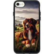 iPhone 7 / 8 / SE (2020, 2022) Case Hülle - Silikon schwarz Hund Land Schweiz