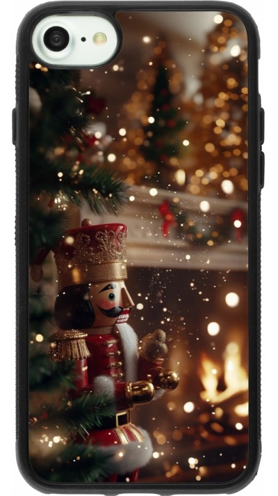 iPhone 7 / 8 / SE (2020, 2022) Case Hülle - Silikon schwarz Christmas 25 Xmas Nutcracker
