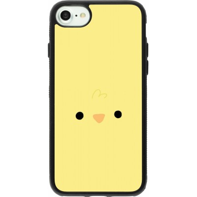 iPhone 7 / 8 / SE (2020, 2022) Case Hülle - Silikon schwarz Easter 2026 Little chicken