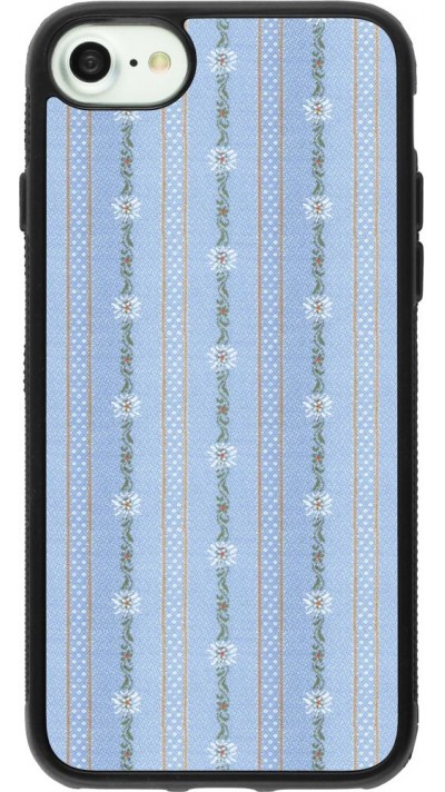 Coque iPhone 7 / 8 / SE (2020, 2022) - Silicone rigide noir Edel- Weiss