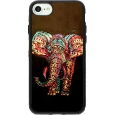 Coque iPhone 7 / 8 / SE (2020, 2022) - Silicone rigide noir Elephant 02