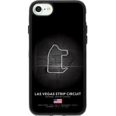 iPhone 7 / 8 / SE (2020, 2022) Case Hülle - Silikon schwarz F1 Track 2025 Las Vegas