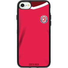 iPhone 7 / 8 / SE (2020, 2022) Case Hülle - Silikon schwarz Costa Rica 2022 personalisierbares Fussballtrikot