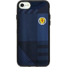 iPhone 7 / 8 / SE (2020, 2022) Case Hülle - Silikon schwarz Schottland personalisierbares Fussballtrikot