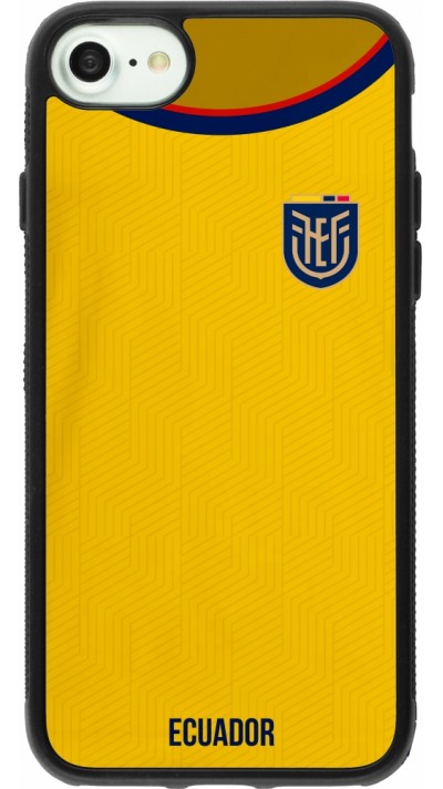 iPhone 7 / 8 / SE (2020, 2022) Case Hülle - Silikon schwarz Ecuador 2022 Fußballtrikot