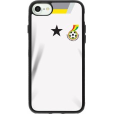 iPhone 7 / 8 / SE (2020, 2022) Case Hülle - Silikon schwarz Ghana 2022 personalisierbares Fussballtrikot
