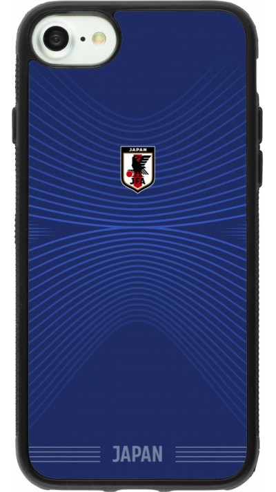 iPhone 7 / 8 / SE (2020, 2022) Case Hülle - Silikon schwarz Japan 2026 personalisierbares Fussballtrikot