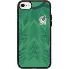 iPhone 7 / 8 / SE (2020, 2022) Case Hülle - Silikon schwarz Mexiko 2022 personalisierbares Fussballtrikot