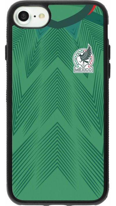 iPhone 7 / 8 / SE (2020, 2022) Case Hülle - Silikon schwarz Mexiko 2022 personalisierbares Fussballtrikot