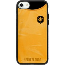 iPhone 7 / 8 / SE (2020, 2022) Case Hülle - Silikon schwarz Holland 2022 personalisierbares Fußballtrikot