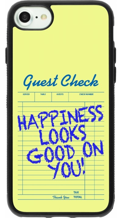 Coque iPhone 7 / 8 / SE (2020, 2022) - Silicone rigide noir Guest check 2026