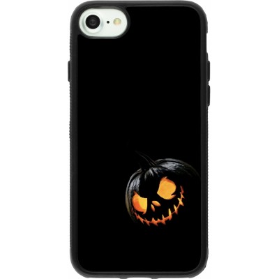 iPhone 7 / 8 / SE (2020, 2022) Case Hülle - Silikon schwarz Halloween 2023 discreet pumpkin