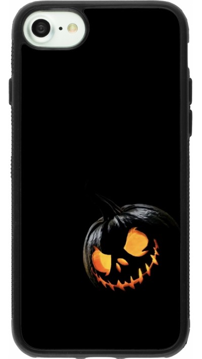 iPhone 7 / 8 / SE (2020, 2022) Case Hülle - Silikon schwarz Halloween 2023 discreet pumpkin
