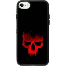iPhone 7 / 8 / SE (2020, 2022) Case Hülle - Silikon schwarz Halloween 2023 scary skull