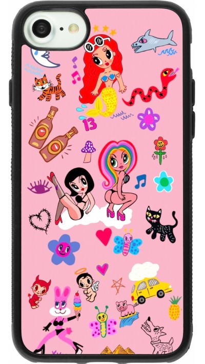 iPhone 7 / 8 / SE (2020, 2022) Case Hülle - Silikon schwarz Karol G La Bichota Manana Sera Bonito