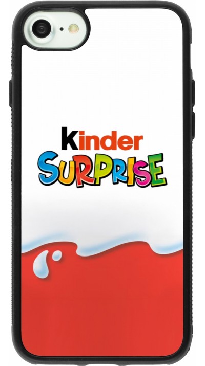 iPhone 7 / 8 / SE (2020, 2022) Case Hülle - Silikon schwarz Kinder Surprise