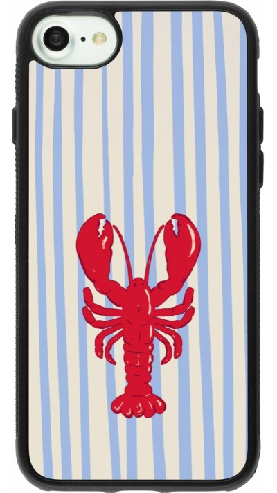 Coque iPhone 7 / 8 / SE (2020, 2022) - Silicone rigide noir Red lobster 2026