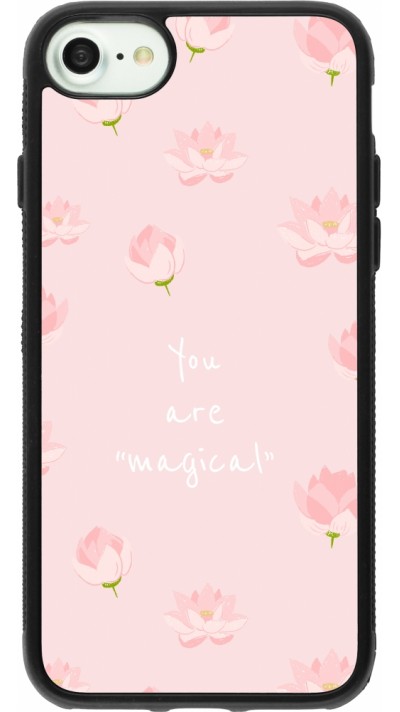 iPhone 7 / 8 / SE (2020, 2022) Case Hülle - Silikon schwarz Mom 2023 your are magical