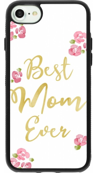 iPhone 7 / 8 / SE (2020, 2022) Case Hülle - Silikon schwarz Mom 2024 best Mom ever
