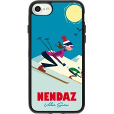 iPhone 7 / 8 / SE (2020, 2022) Case Hülle - Silikon schwarz Nendaz Ski Downhill