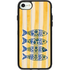 Coque iPhone 7 / 8 / SE (2020, 2022) - Silicone rigide noir Portuguese fish 2026