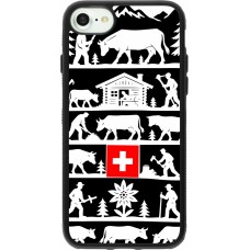 iPhone 7 / 8 / SE (2020, 2022) Case Hülle - Silikon schwarz Poya Schweiz 1 schwarz
