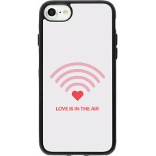 iPhone 7 / 8 / SE (2020, 2022) Case Hülle - Silikon schwarz Saint Valentines Day 26 Love is in the air
