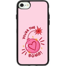 iPhone 7 / 8 / SE (2020, 2022) Case Hülle - Silikon schwarz Saint Valentines Day 26 You are the bomb