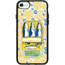 Coque iPhone 7 / 8 / SE (2020, 2022) - Silicone rigide noir Sardines in oil 2026
