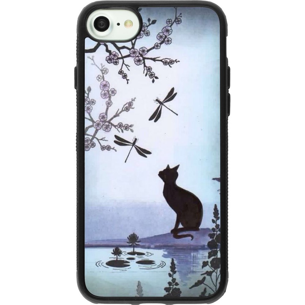 Hülle iPhone 7 / 8 / SE (2020, 2022) - Silikon schwarz Spring 19 12